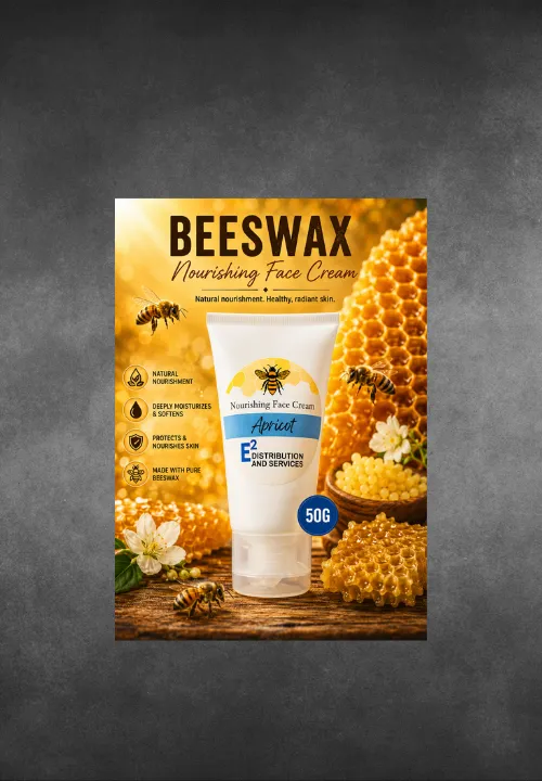 50G NOURISHING BEESWAX FACE CREAM {LOTION TUBE} APRIGOT