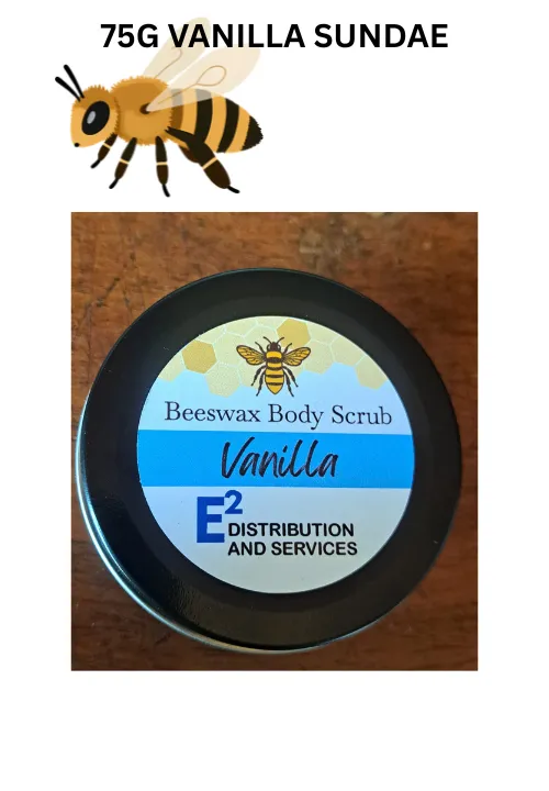 75G BEESWAX BODY SCRUB [VANILLA]