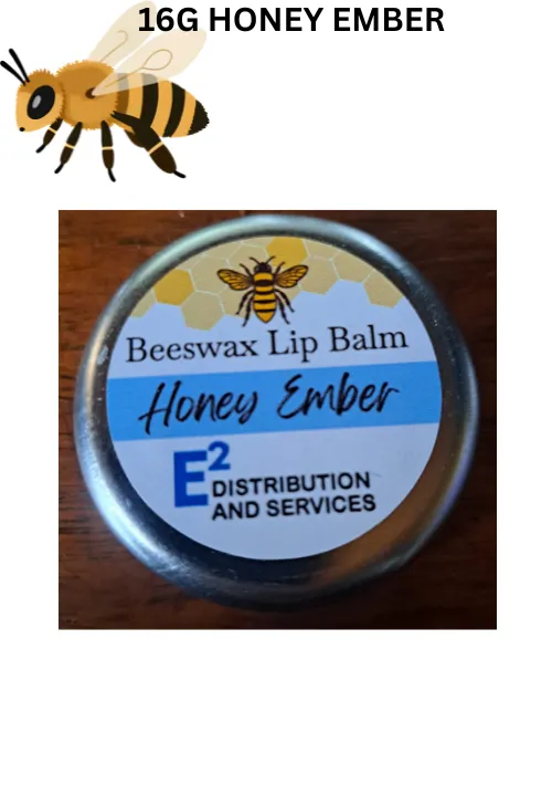 16G BEESWAX LIPBALM HONEY EMBER