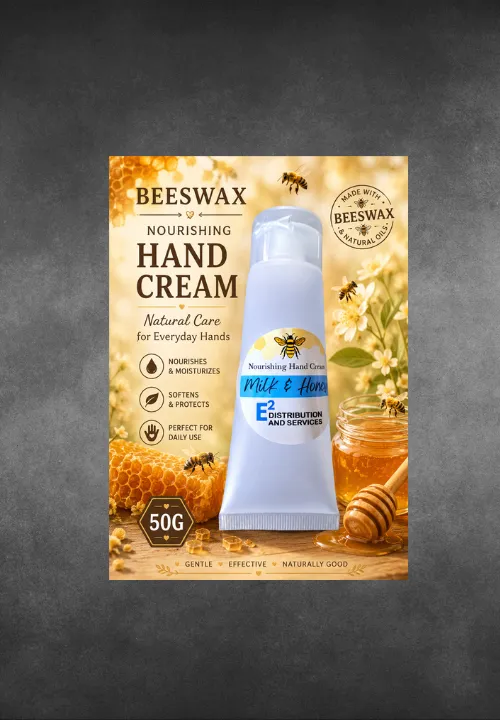 50G NOURISHING BEESWAX HAND CREAM {LOTION TUBE} MILK&HONEY