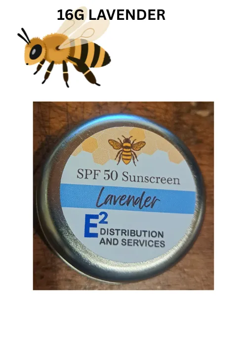16G BEESWAX 50SPF SUNCREAM [LAVENDER]