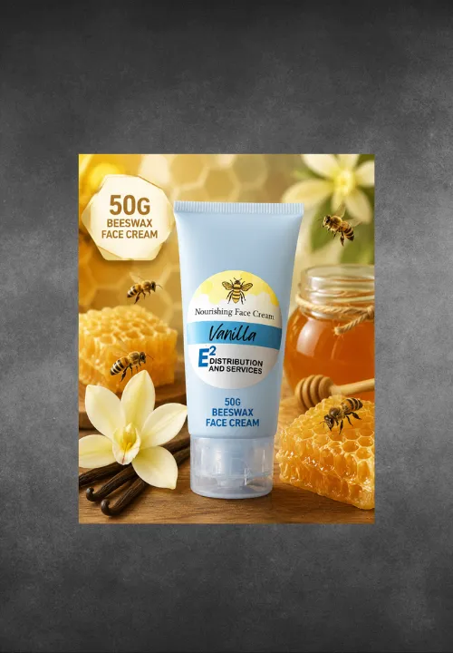 50G NOURISHING BEESWAX FACE CREAM {LOTION TUBE} VANILLA