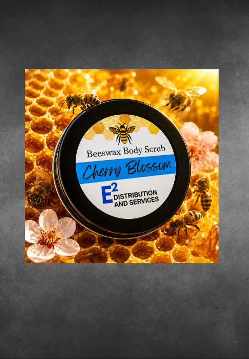 75G BEESWAX BODY SCRUB [CHERRY BLOSSOM]