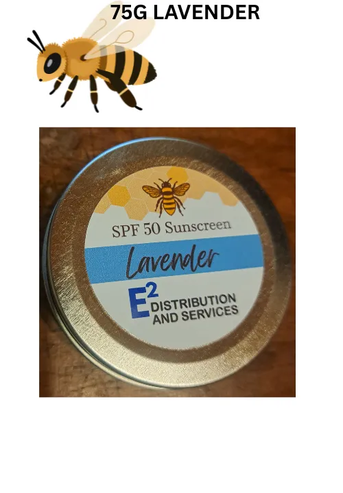75G BEESWAX 50SPF SUNCREAM [LAVENDER]
