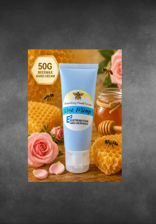 50G NOURISHING BEESWAX HAND CREAM {LOTION TUBE} ROSE