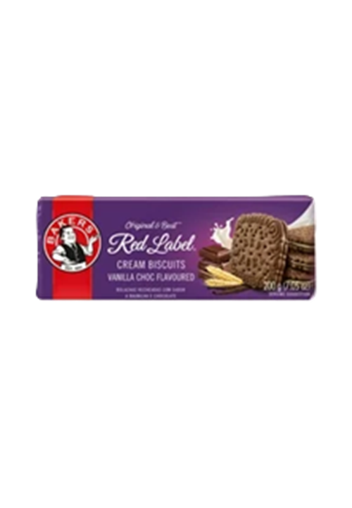 Bakers Red Lable Biscuits Vanilla 12 x 200g