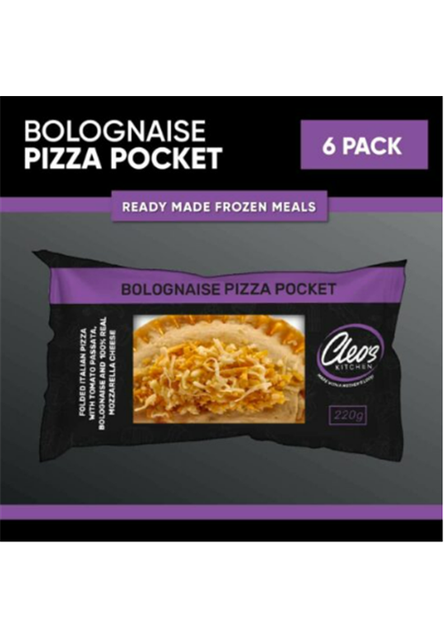Bolognaise Pizza Pocket (6 Pack)