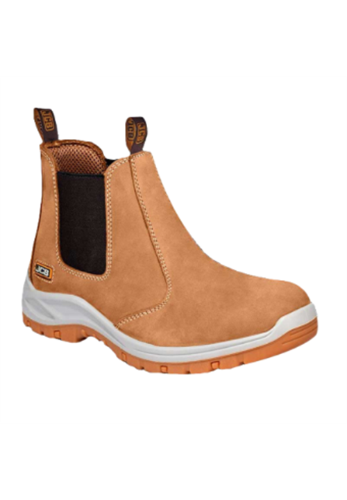 BOOT SAFETY JCB CHEL/TAN/NUBUCK ST/CAP SLIP/RES SIZE 6,9,11