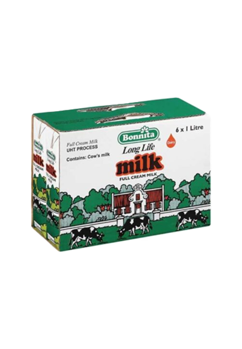 Bonita Long Life Milk 6 x 1 liters