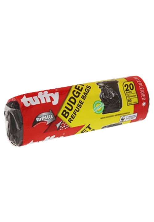 Tuffy Budget Black Refuse Bags 20