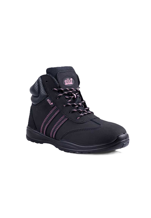 BOOT SAFETY LADIES JASMIN HIGHTOP TAKKIE BLACK SIZE 4,5,6,7