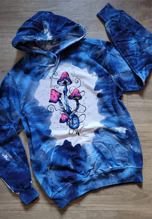 Swirly Mushrooms Hoodie