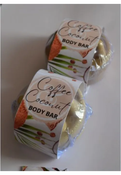Coffee & Coconut Body Massage Soap Bar – Exfoliating & Nourishing