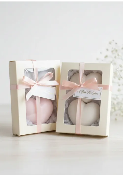 Double Heart Soap Gift Box-F