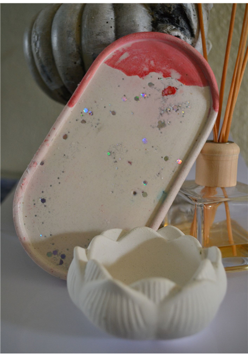 Oval Trinket tray set