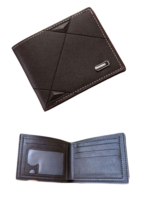 Dark Brown Bi-fold Wallet