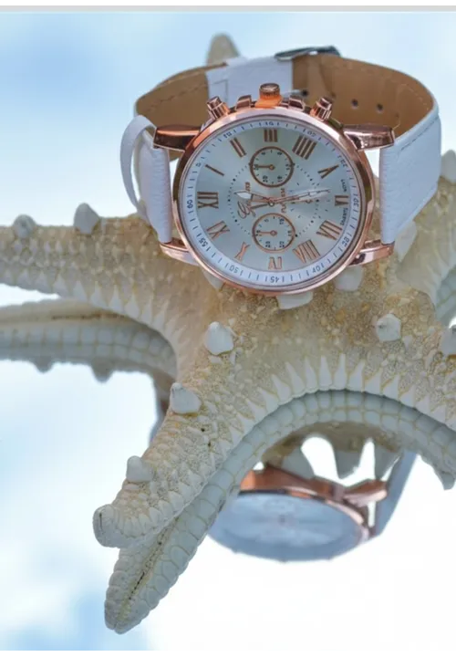 White/Rose gold Women