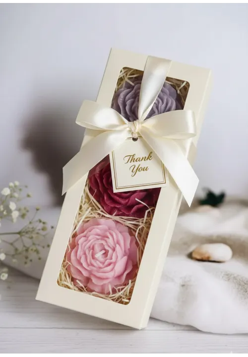 Peony Candle Trio Gift Box-p
