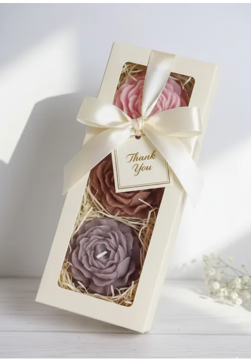 Peony Candle Trio Gift Box t
