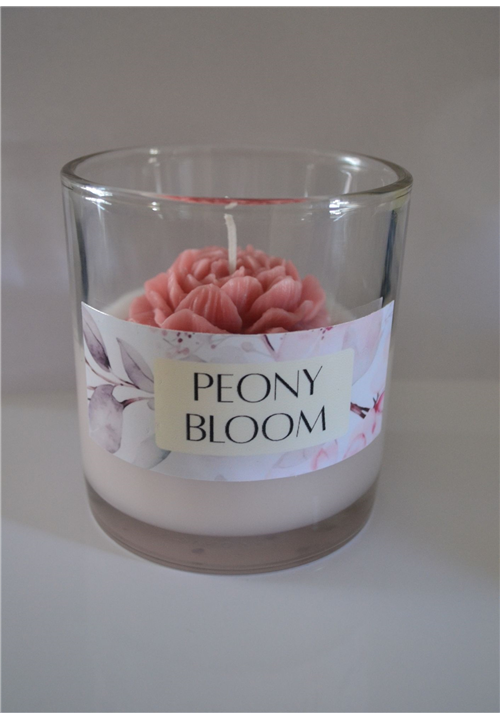 Peony bloom Scented Candle