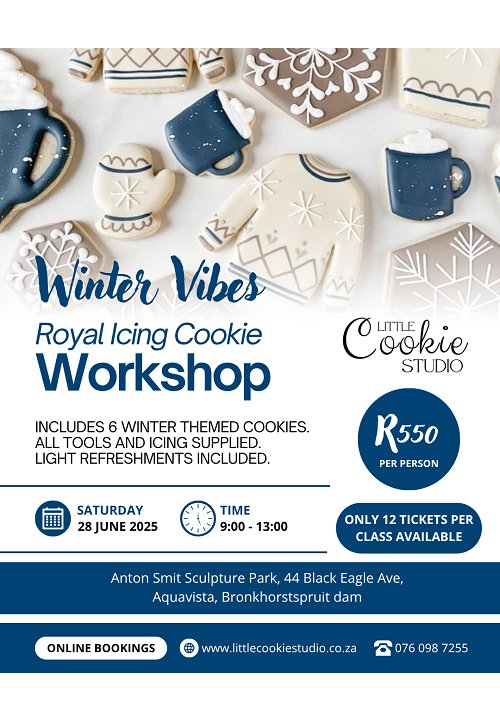 Winter Vibes Royal Icing Workshop 28 JUNE 2025