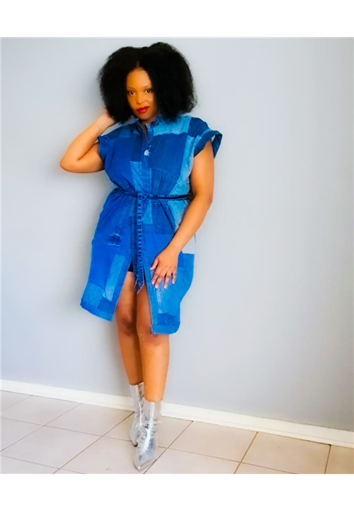 Denim Mashup Kimono