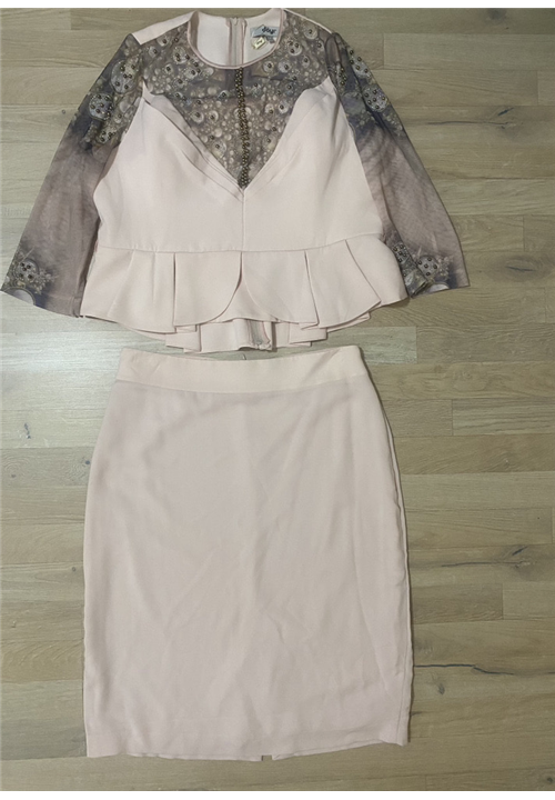Blush pink two-piece set