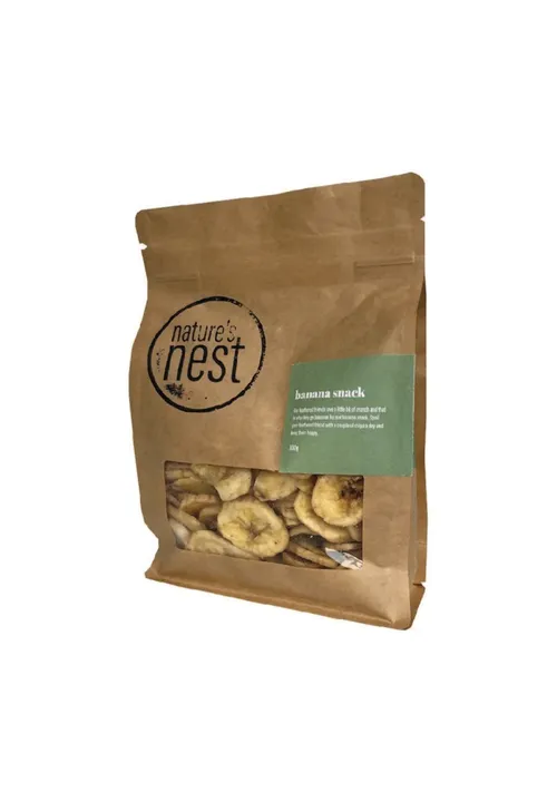 Natures Nest Banana Snack 300g