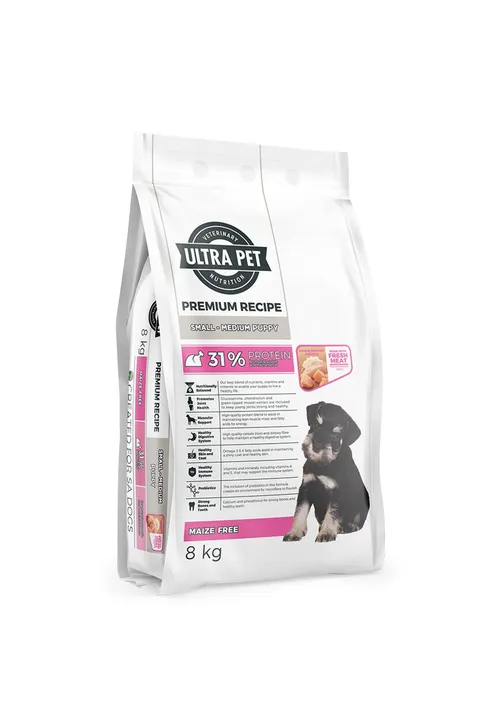Ultra Dog Premium Puppy Small/Med Chicken 8kg