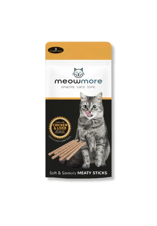 Meowmore Meaty Sticks Chicken and Liver 15g