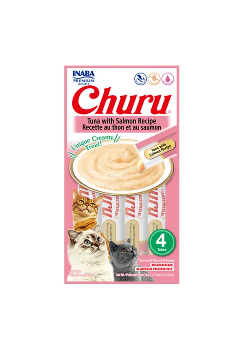 Churu Tuna with Salmon 4 x 14g