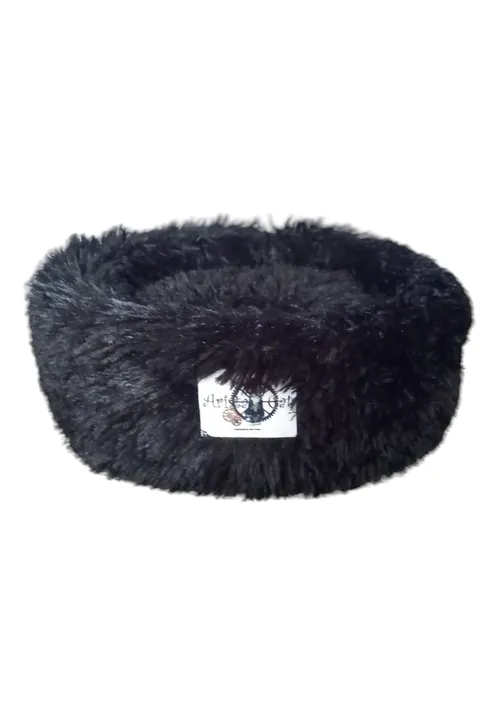 Bespoke Brats Round Bed - Black - Small