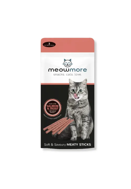 Meowmore Meaty Sticks Salmon and Trout 15g