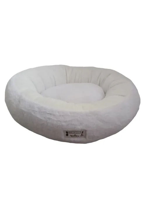 Bespoke Brats Donut Bed - White - Small