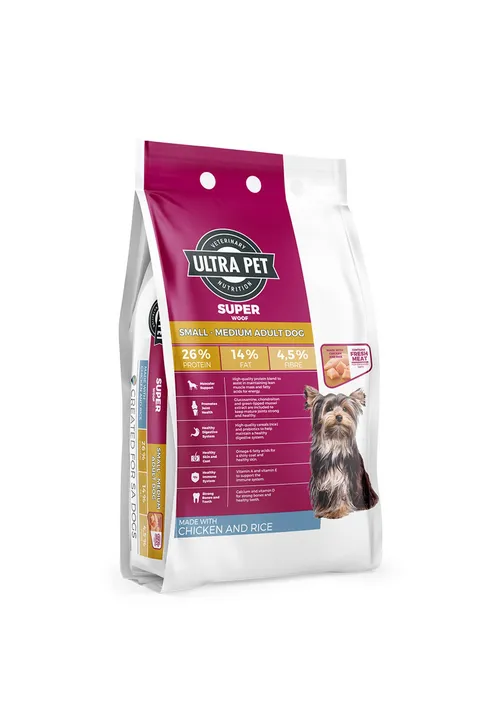 Ultra Dog Superwoof Adult Small/Med Chicken 8kg