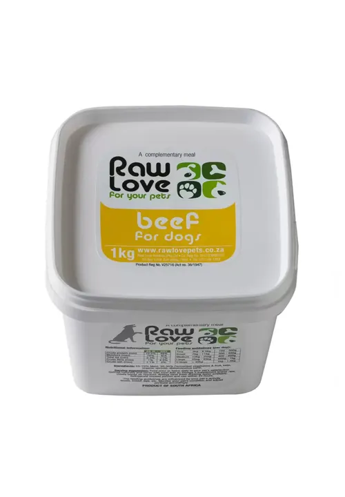 Raw Love For Dogs - Beef 1kg