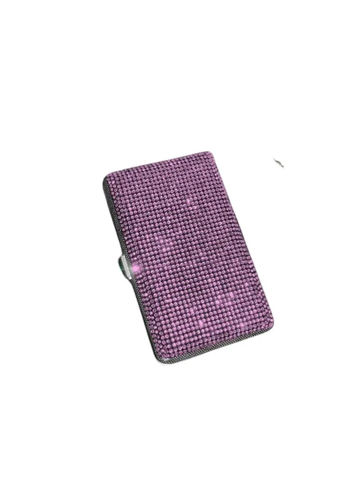 Pink Glam Diamanté Case - Rectangular