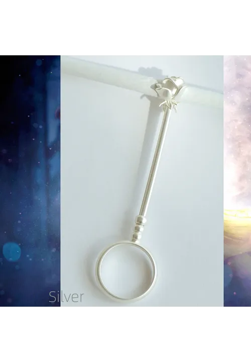 Silver Flower - Stylin’ Ring (Cigarette Holder Ring)