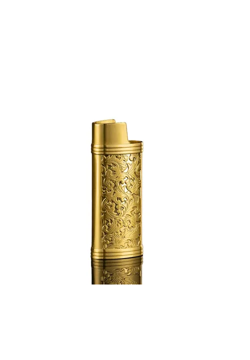 Lighter Cover - Brushed Gold Plated