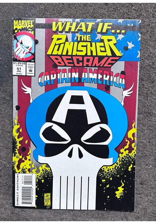WHAT IF... THE PUNISHER BECAME CAPTAIN AMERICA MarvelNo 51