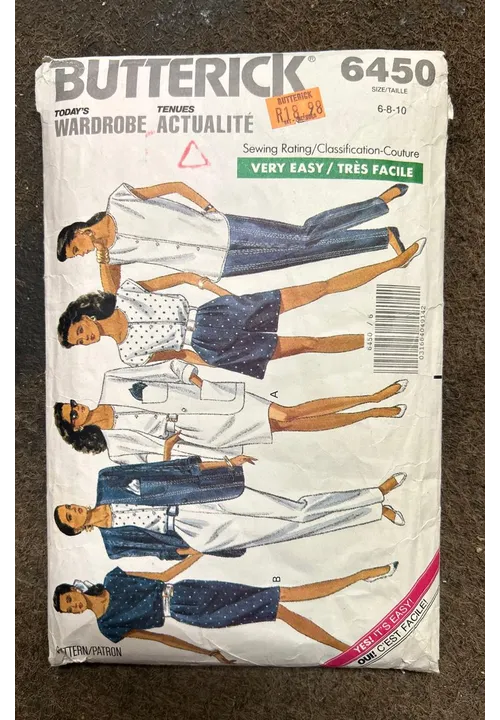 PATTERN BUTTERICK 6450