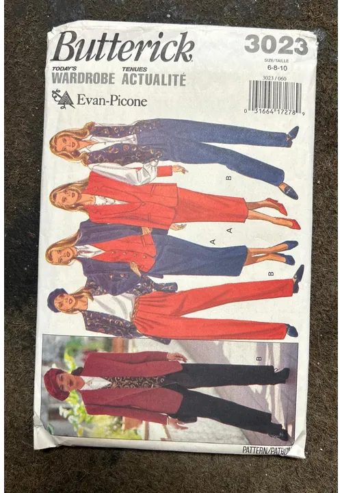 PATTERN BUTTERICK 3023