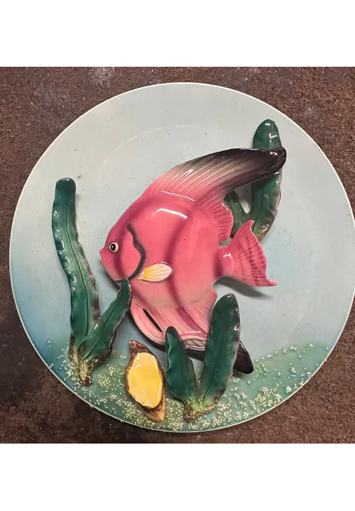 NORCREST CERAMIC FISH WALL PLAQUE (Mid Century Modern Era