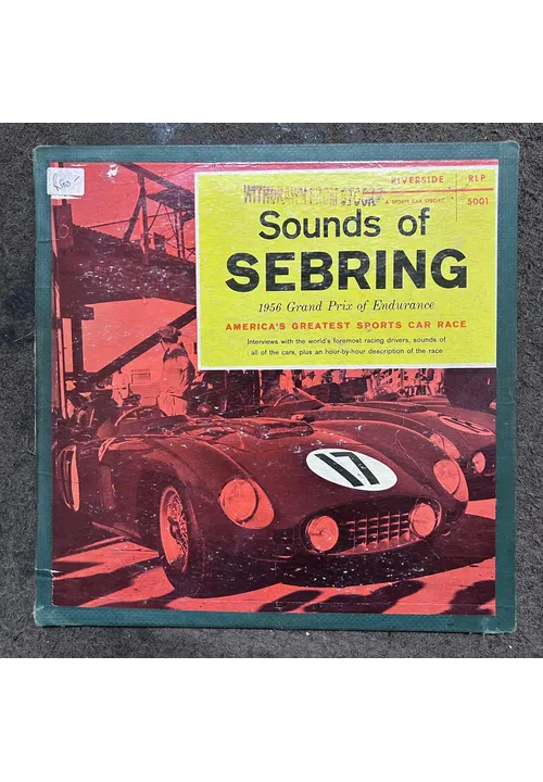 Sounds Of Sebring 1956 Grand Prix of Endurance Riverside Vinyl record RLP 5001