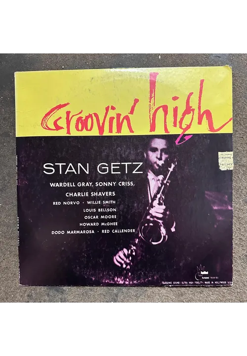 `STAN GETZ GROOVIN` HIGH CLP 5008  LP