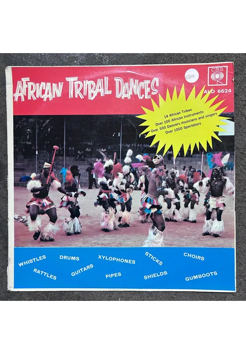 African Tribal Dances CBS  ALD 6624  Vinyl Record 14 African Tribes 100 African Instruments