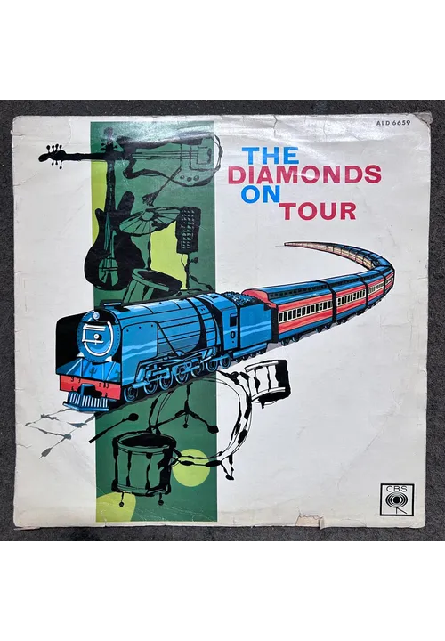 The Diamonds On Tour CBS ALD 6659 Vinyl Record 1963
