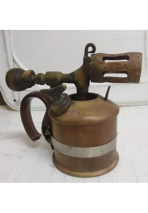 BLOW LAMP Vintage Brass Blow Lamp