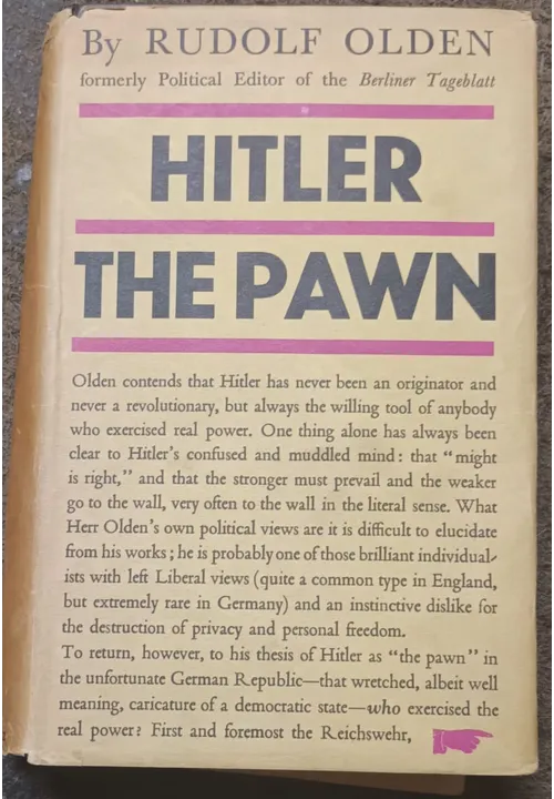 OLDEN R. - Hitler the Pawn