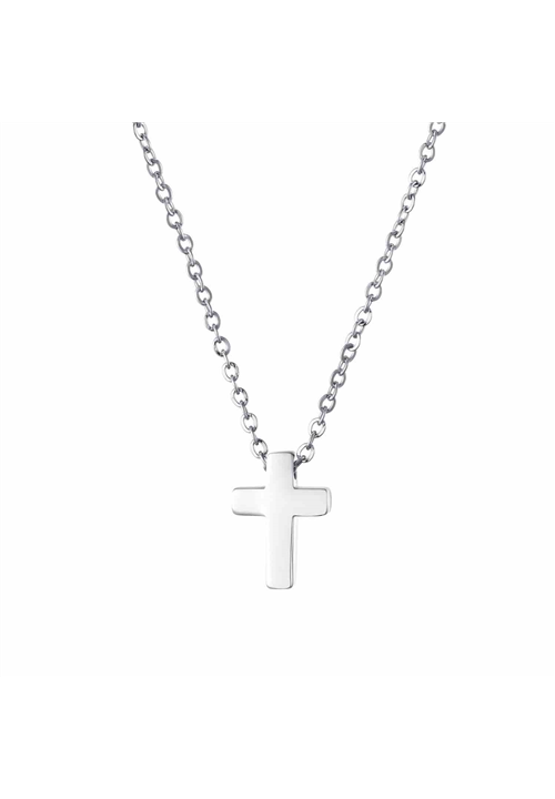 Classic Stainless Steel Cross Necklace